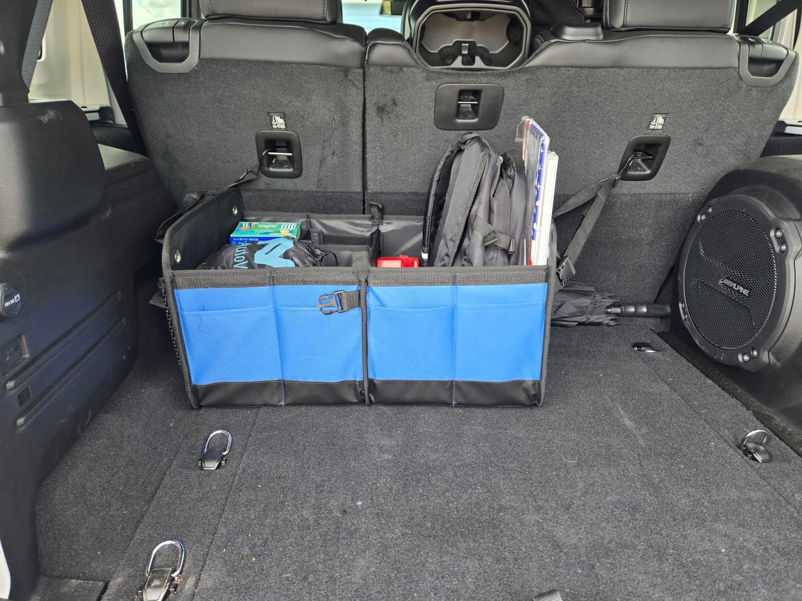 Car Trunk Organizer for SUV & Truck Cargo Storage, Large, Black customer photo 2