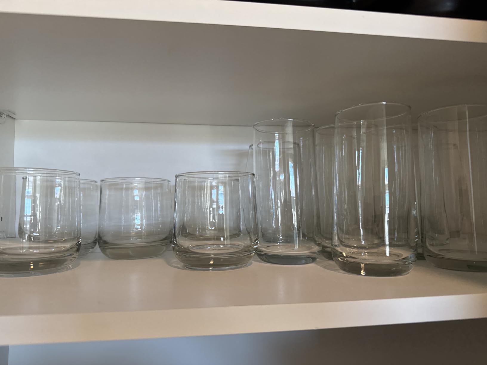 Libbey Impressions 16-Piece Tumbler and Rocks Clear Drinking Glasses, 8 16.7oz & 8 12oz Double Old-Fashioned Glass Drinking Cups Set customer photo 1