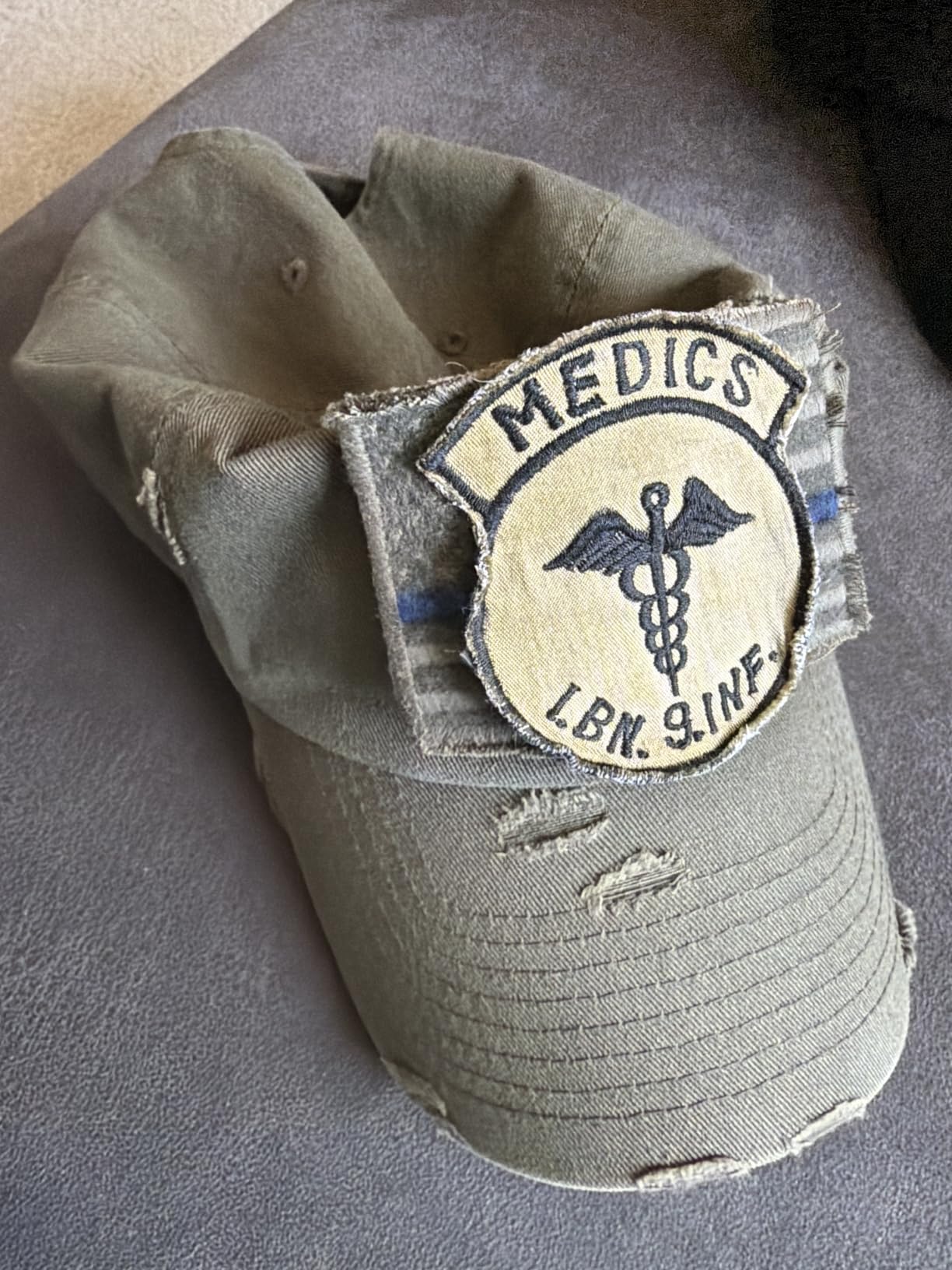 KBETHOS Vintage Washed Distressed Cotton Dad Hat Baseball Cap Adjustable Polo Trucker Unisex Style Headwear customer photo 1