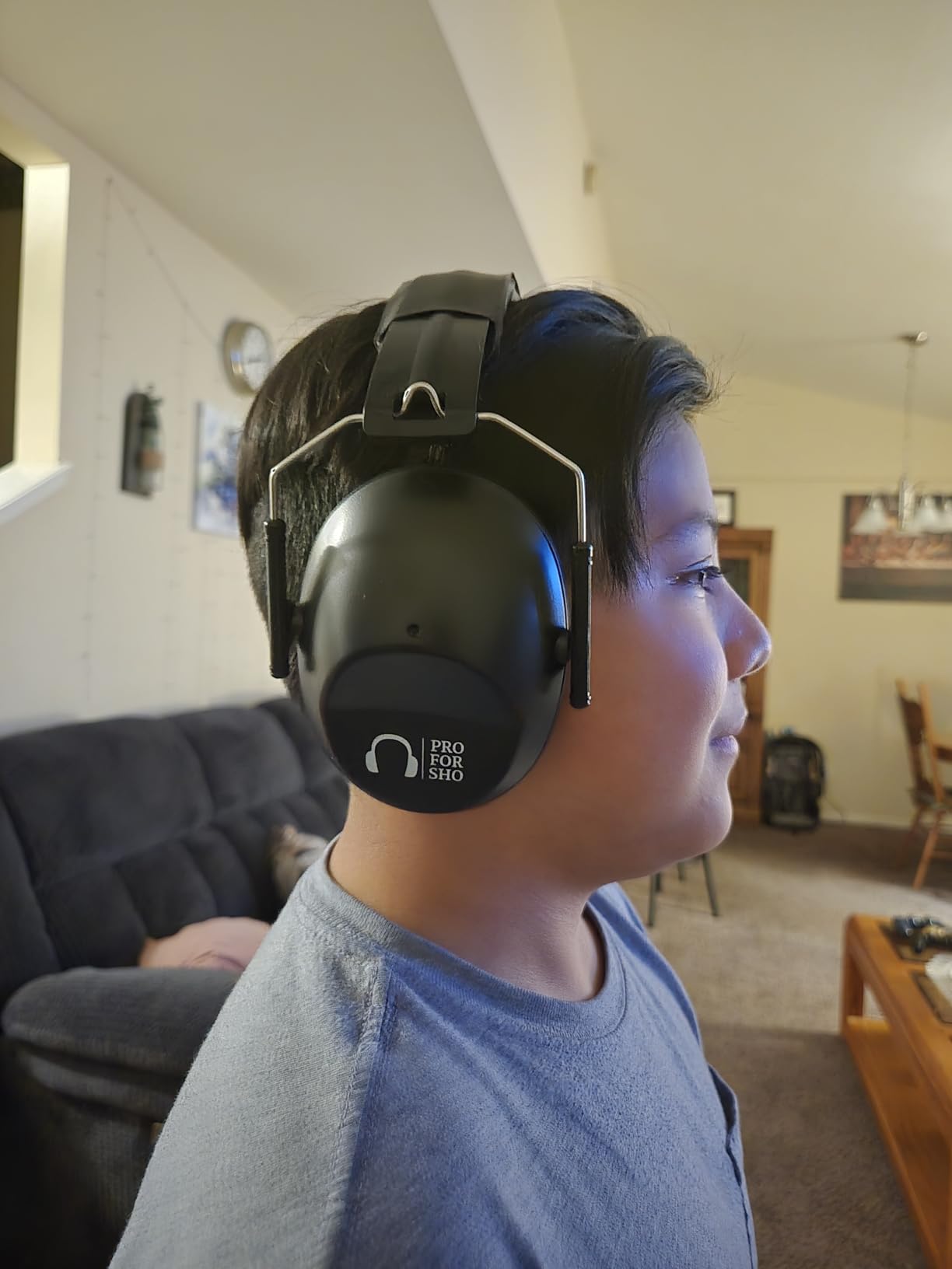 Pro For Sho 34dB NRR Hearing Protection Ear Muffs - Highest NRR Compact Design customer photo 1