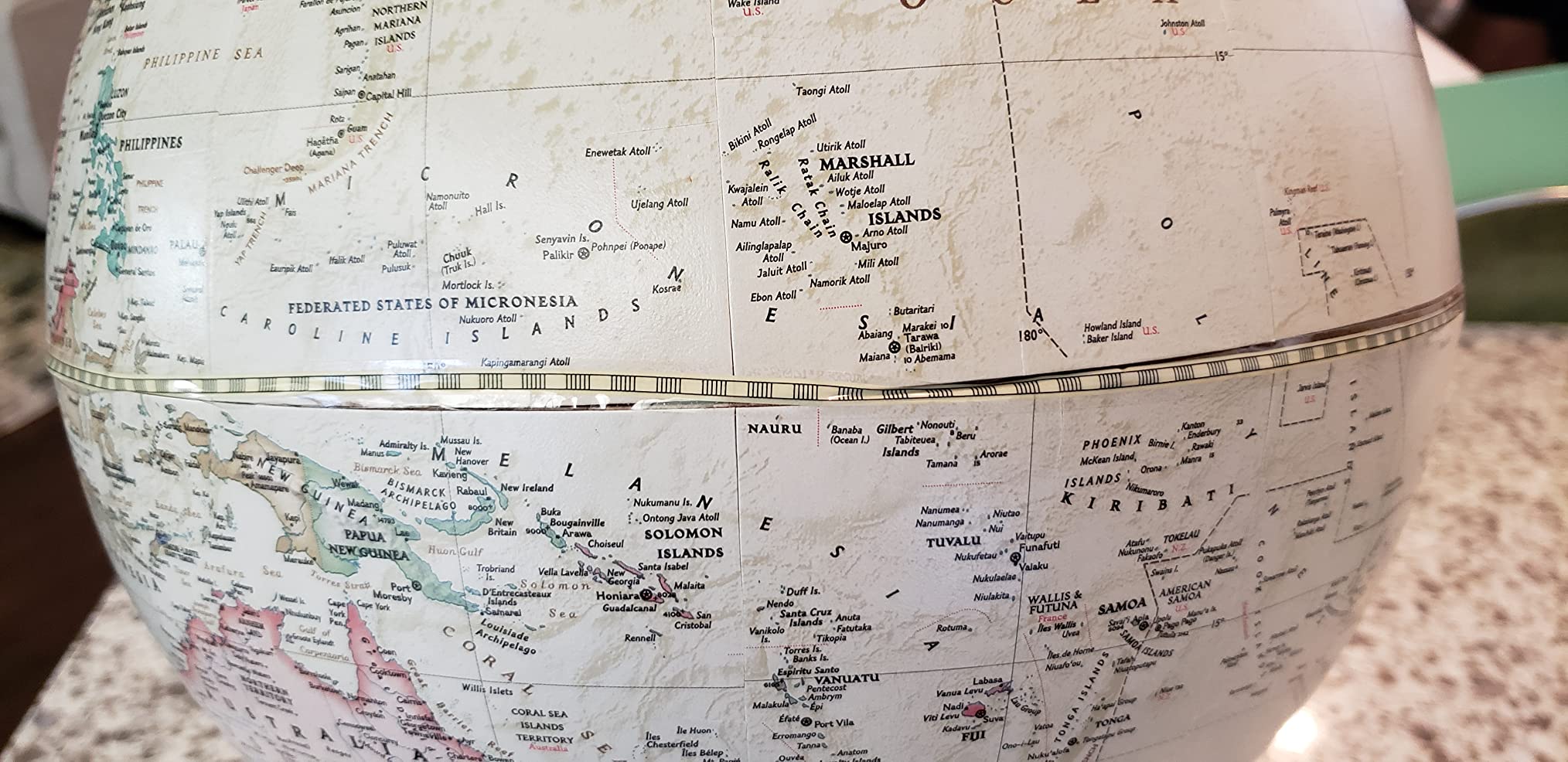 National Geographic Antique Globe 12