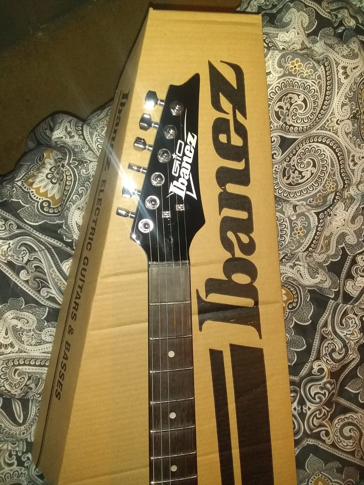 Ibanez GIO Series GRX70QA - Transparent Emerald Burst | Standard electric guitar with poplar body, maple neck and floating tremolo bridge customer photo 1