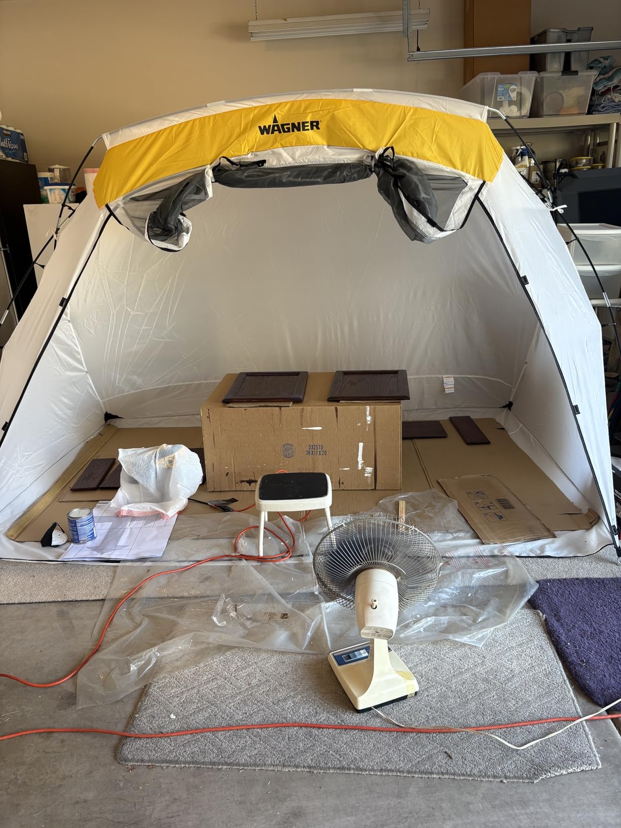Wagner SprayTech Small Portable Spray Shelter and DIY Paint Booth customer photo 1
