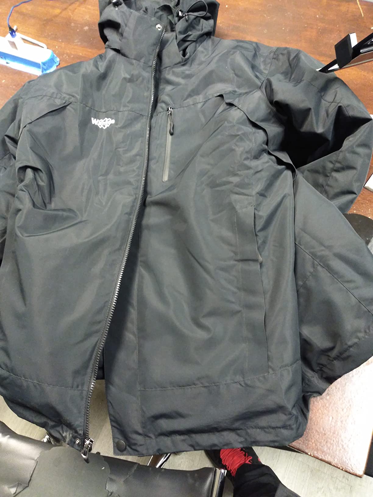 wantdo Men's 3 in 1 Ski Jacket Winter Jackets with Detachable Puffer Coat customer photo 1