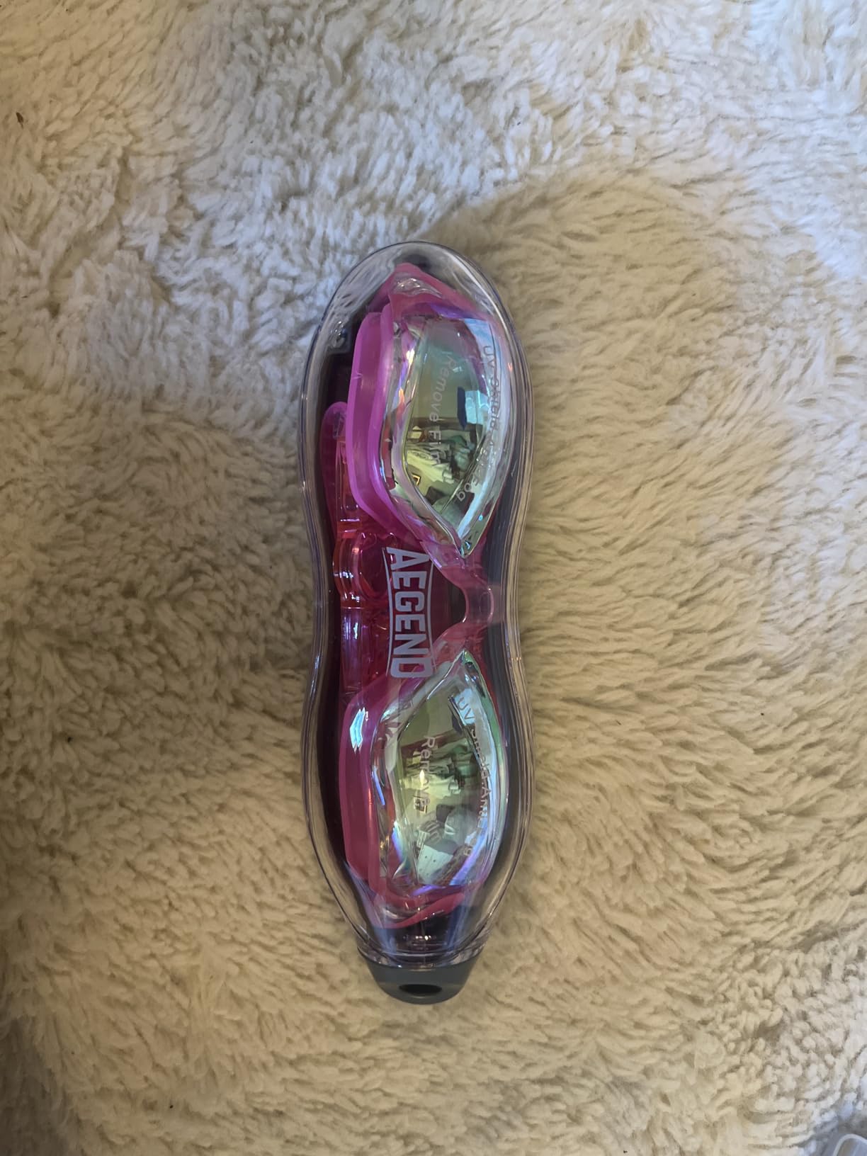 Aegend Swim Goggles, Swimming Goggles No Leaking Full Protect Adult Youth customer photo 1