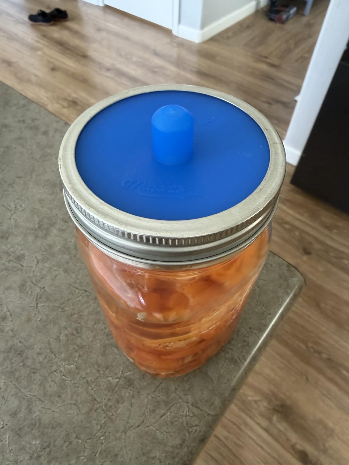 Masontops Pickle Pipes - Airlock Fermentation Lids - Fermentation Kit For Wide Mouth Mason Jar Sauerkraut & Pickle Kit - Fermentation Jar Not Included customer photo 1