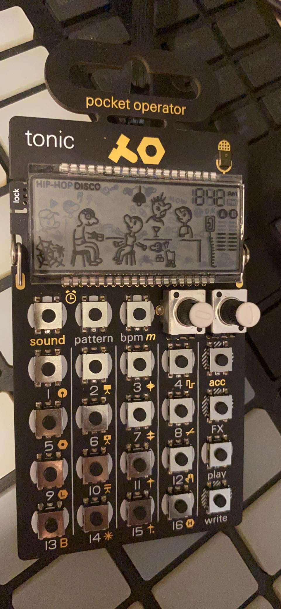 teenage engineering pocket operator PO-32 tonic, drum and percussion synthesizer and sequencer, unlimited sounds with microtonic through data transfer customer photo 1