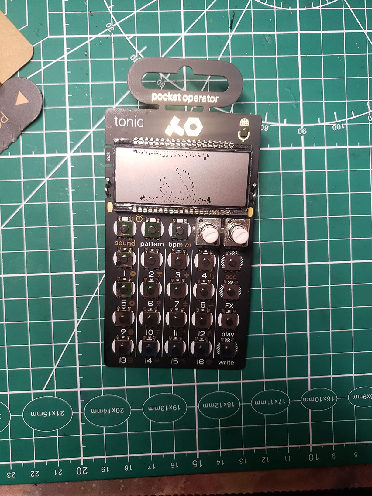 teenage engineering pocket operator PO-32 tonic, drum and percussion synthesizer and sequencer, unlimited sounds with microtonic through data transfer customer photo 2
