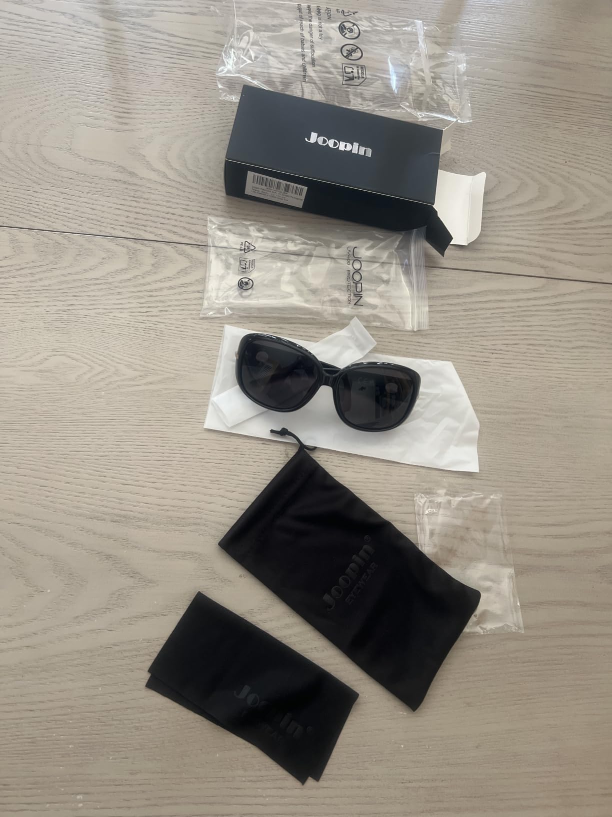 Joopin Oversized Rectangle Sunglasses UV400 Protection Shades for Women | Butterfly, Big, Rhinestone, Chunky Frame, TAC Lens, Trendy, Rectangular Sun Glasses for Driving, Party, Outdoor Leisure customer photo 1