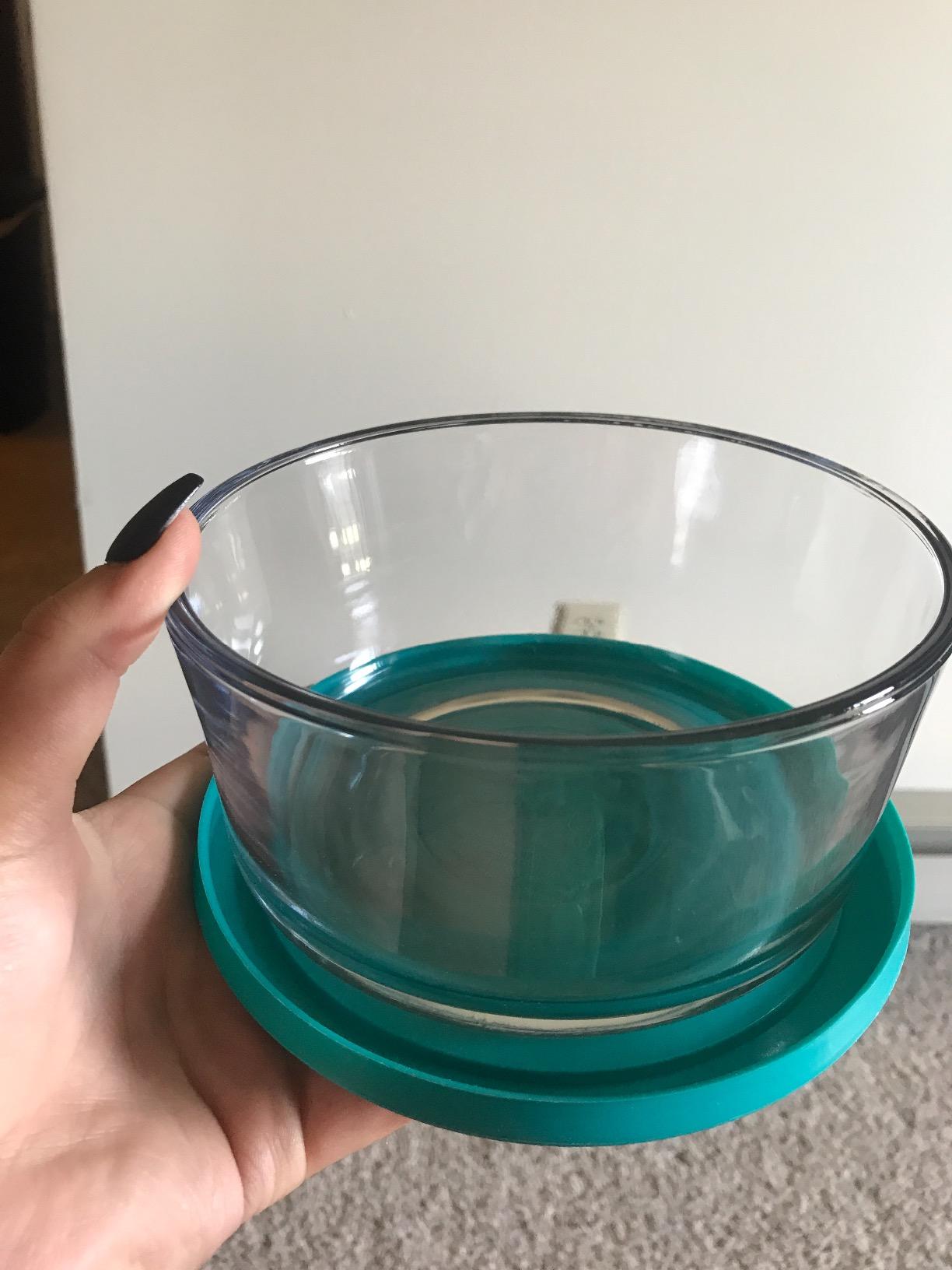 Anchor Hocking 26 Piece Glass Storage Containers with Lids (13 Glass Food Storage Containers & 13 Mixed Blue SnugFit Lids) customer photo 2