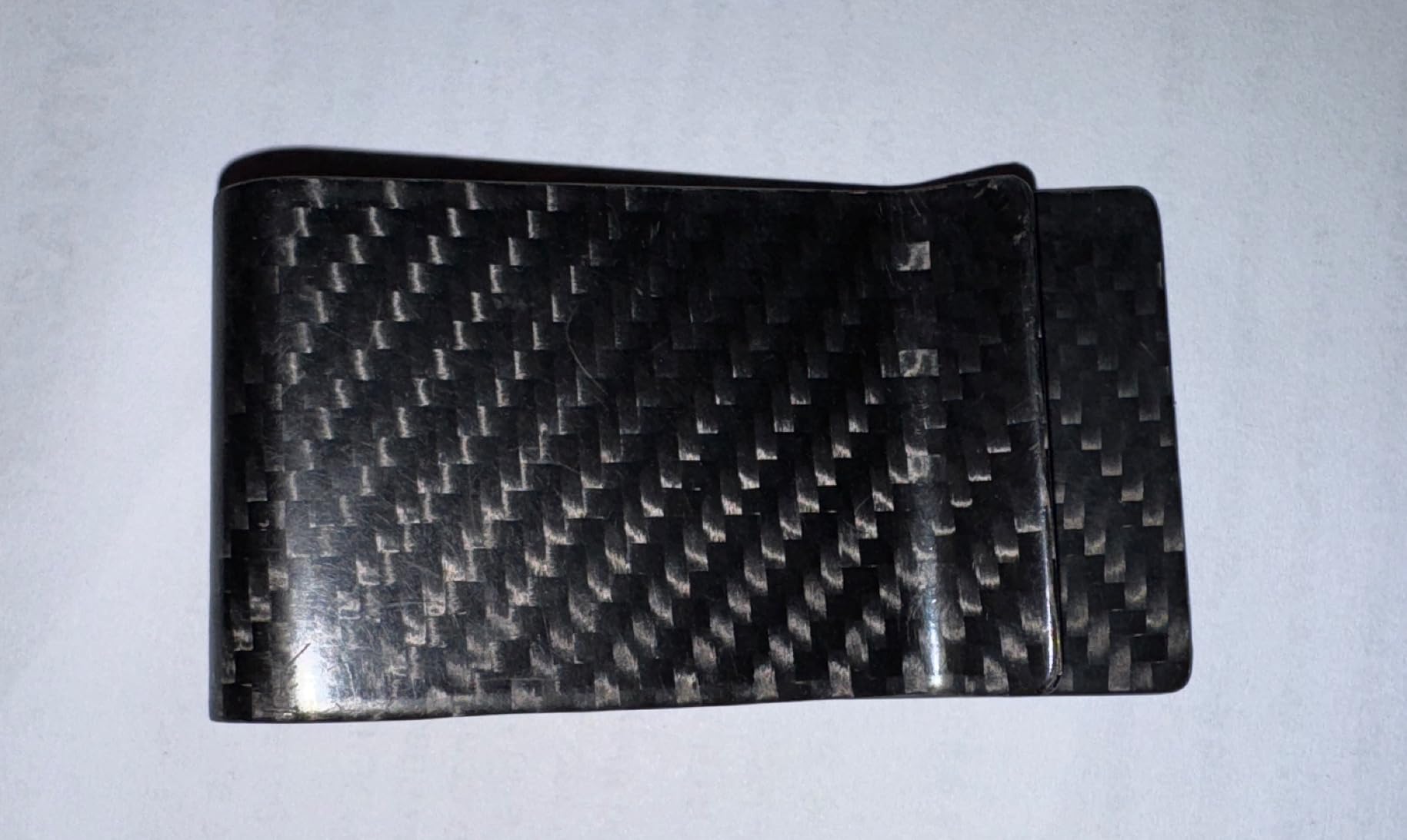 Travelambo Carbon Fiber Money Clip Front Pocket Wallet Minimalist Wallet Slim Wallet Credit Card Holder customer photo 1