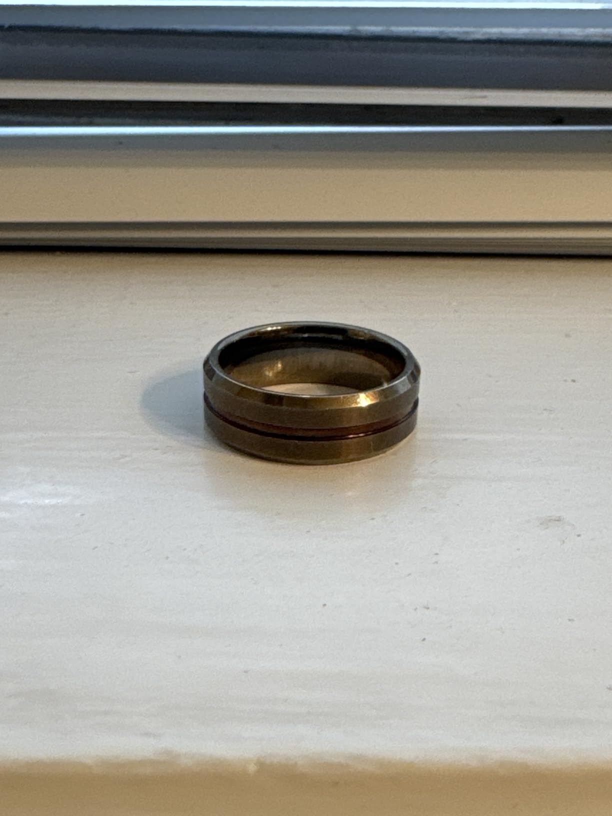 King Will Tungsten Carbide Wedding Band for Men Size 4-16 customer photo 1