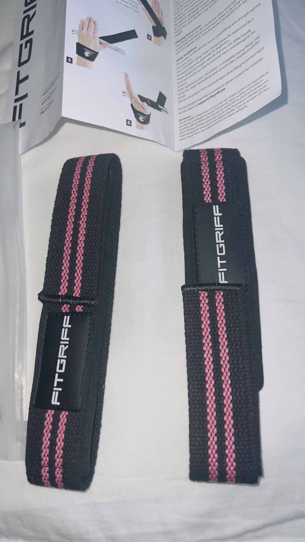 Fitgriff Lifting Wrist Straps for Weightlifting, Gym, Deadlift, Workout (Made of Premium Cotton & Padded) - Men & Women customer photo 1