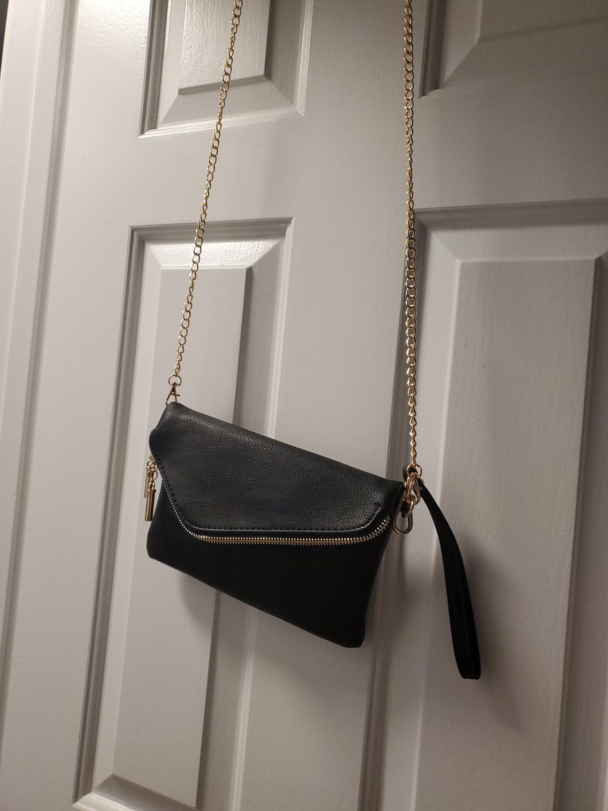 Envelope Wristlet Clutch Crossbody Bag with Chain Strap customer photo 2