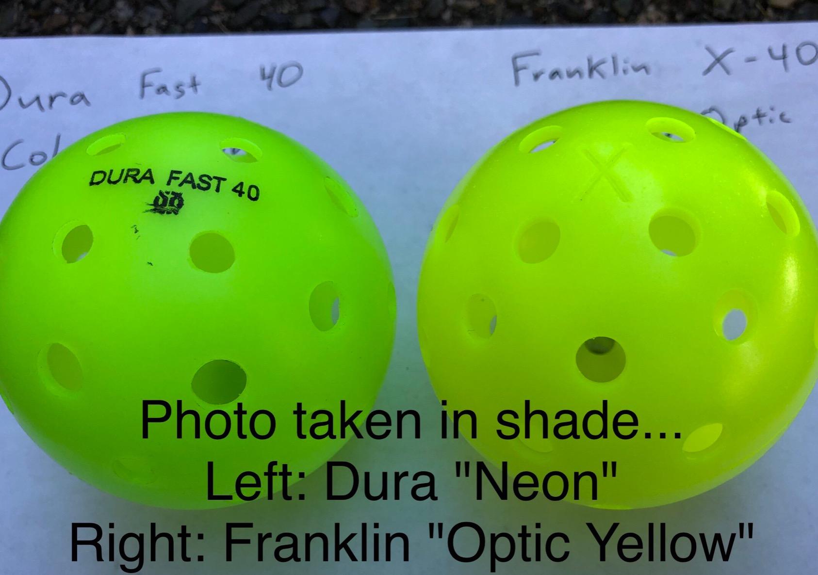 Franklin Sports X-40 Outdoor Pickleballs - USAP Approved customer photo 2
