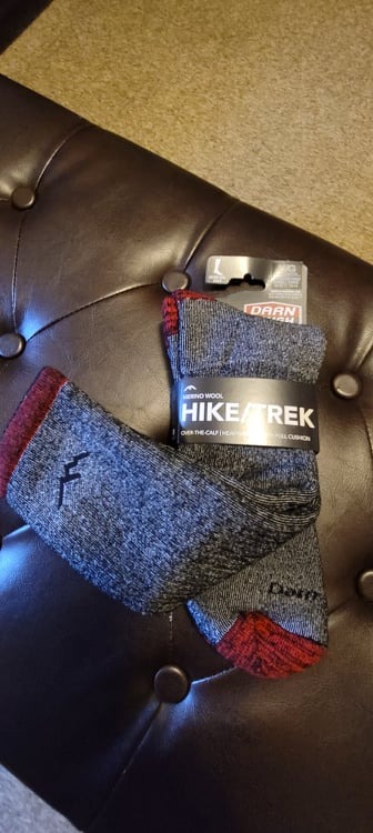Darn Tough Mountaineering OTC Extra Cushion Sock - Men's customer photo 1