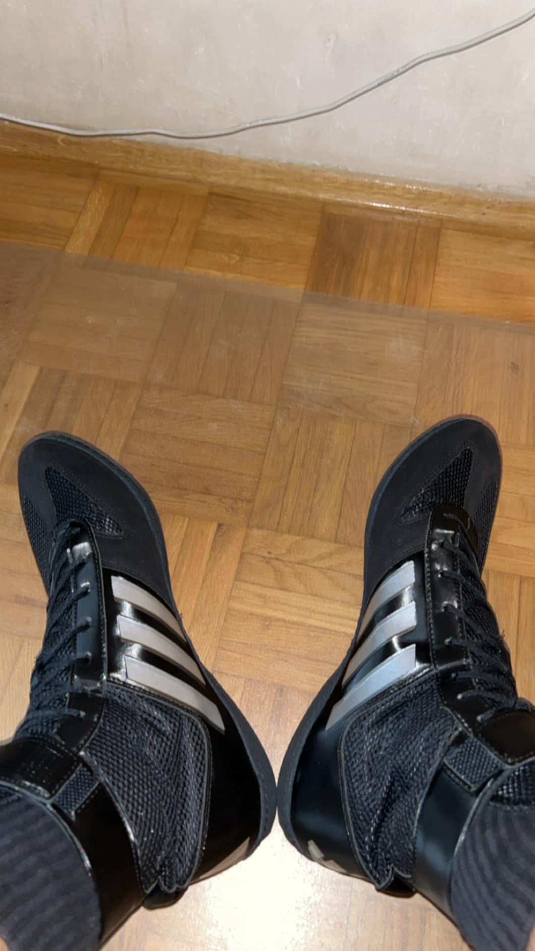 Adidas Mens Combat Speed 5 Wrestling Shoes customer photo 1