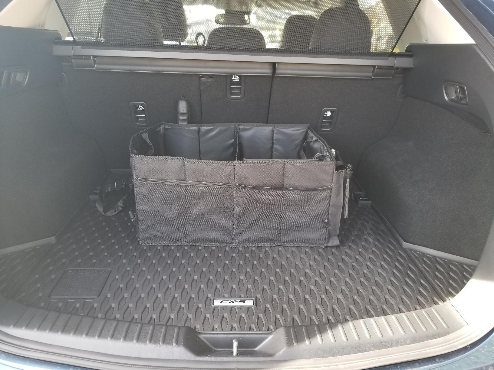 DRIVE - Car Trunk Organizer - Collapsible, Multi-Compartment Automotive SUV Car Organizer for Storage w/Adjustable Straps - Truck & Car Accessories for Women and Men - Black customer photo 1
