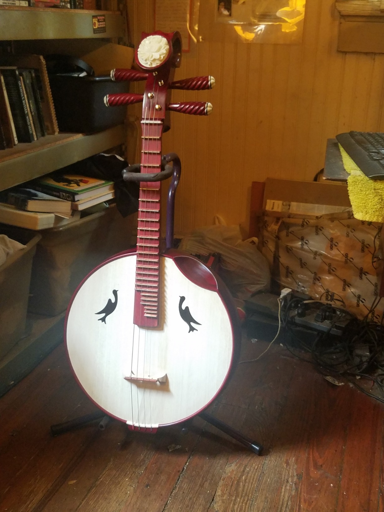 OrientalMusicSanctuary Performer's Hardwood Zhongruan - Chinese Ruan Lute customer photo 2