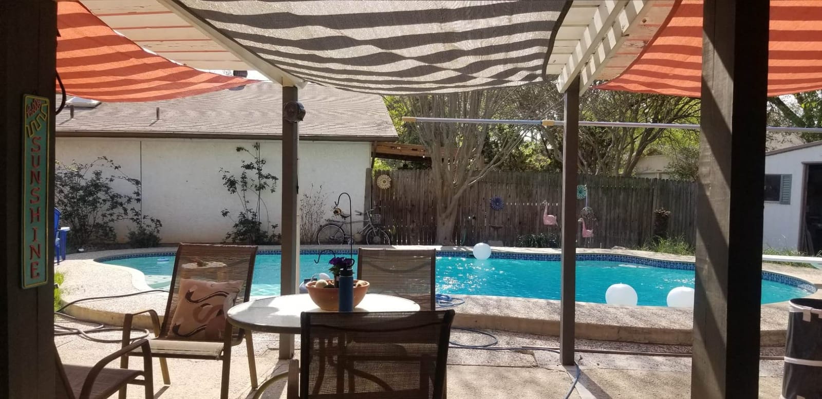 LOVE STORY 12' x 16' Rectangle Sun Shade Sail for Outdoor Patio, Sand | HDPE Fabric, 95% UV Block, Breathable Sunshade, Canopy for Garden Backyard Deck, NOT Waterproof, Custom Size Available customer photo 1