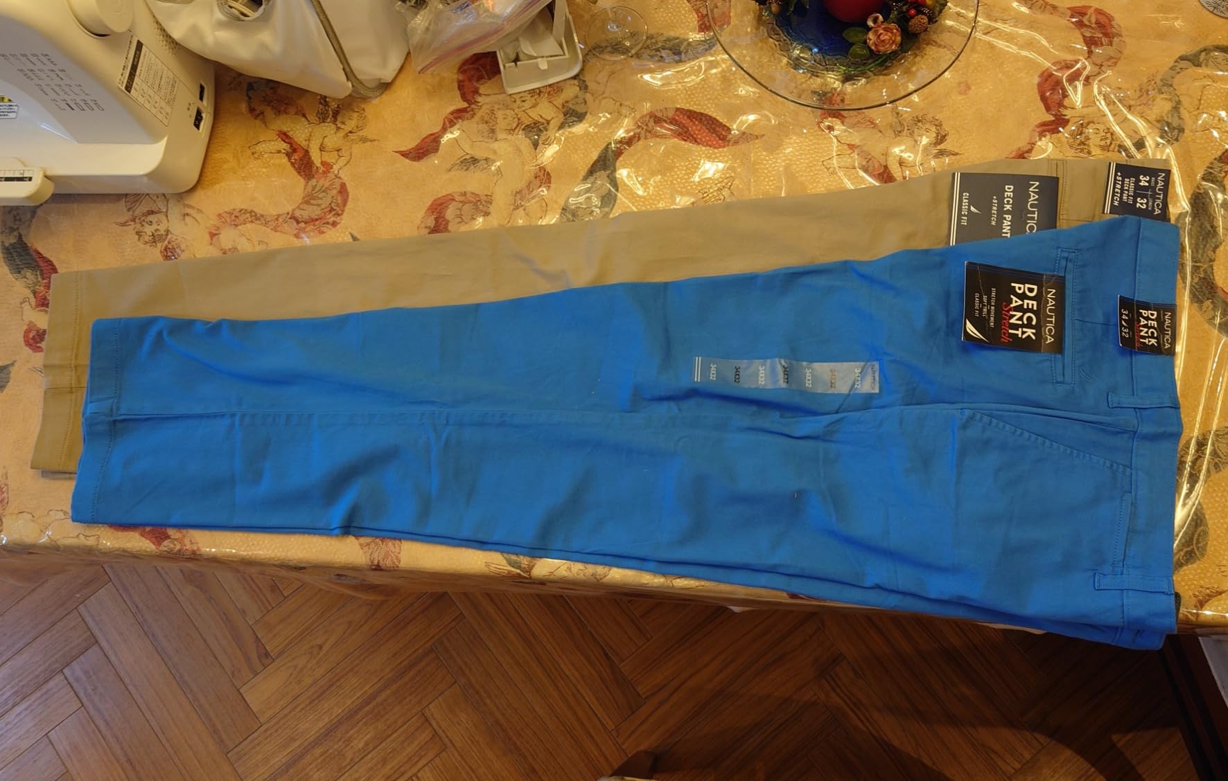 Nautica Men's Classic Fit Flat Front Stretch Solid Chino Deck Pant customer photo 2