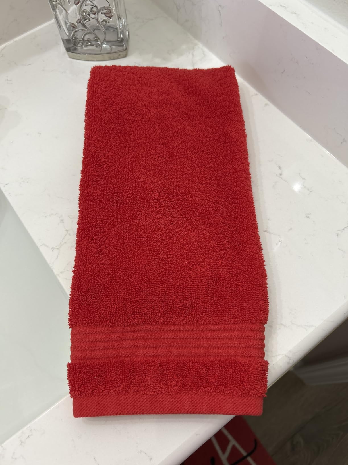 Cotton Paradise 100% Cotton Turkish Towel, Soft Absorbent Quick Dry, 40x80 Oversized Bath Sheet Towel, Navy Blue customer photo 2