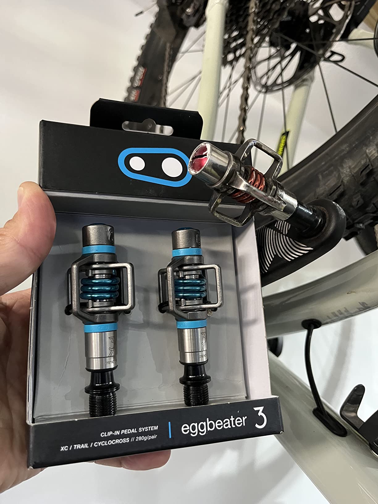 Crankbrothers Eggbeater MTB Clip-in Pedals - Minimal, Lightweight XC/Gravel Pedals customer photo 2