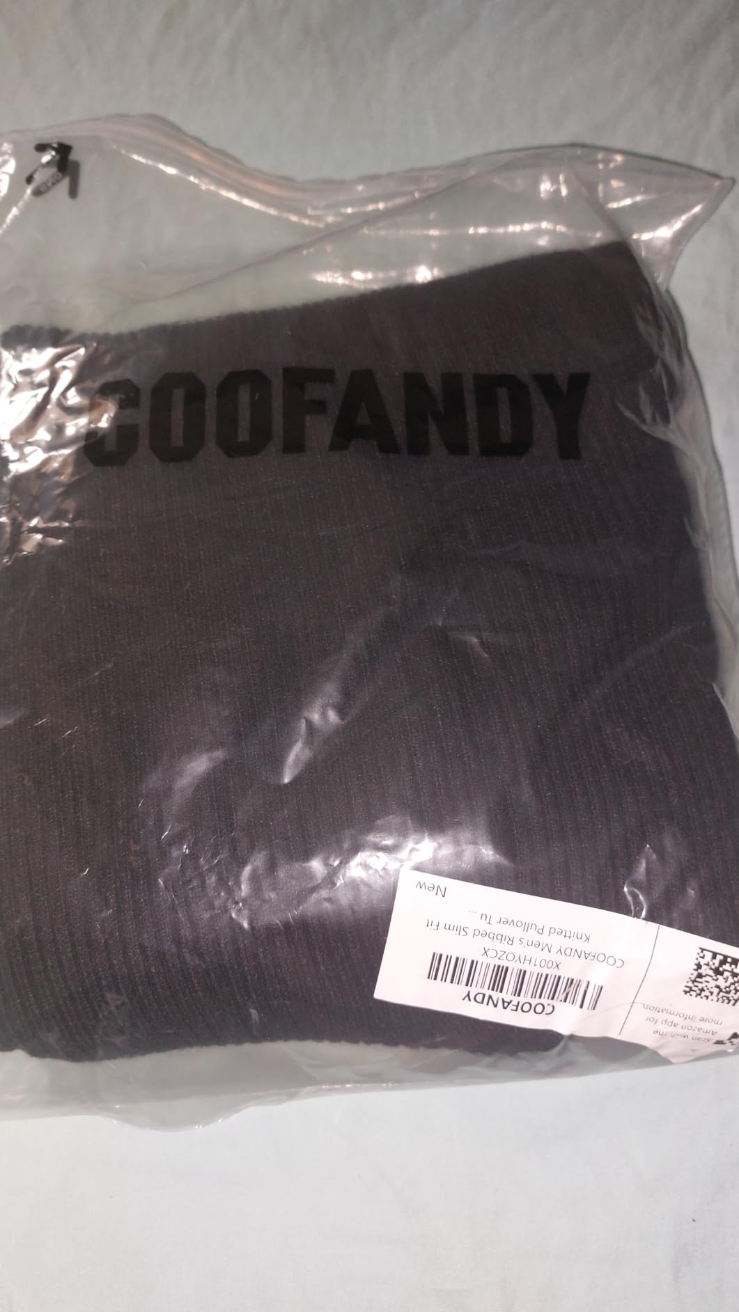 COOFANDY Mens Ribbed Slim Fit Knitted Pullover Casual Turtleneck Sweater customer photo 1