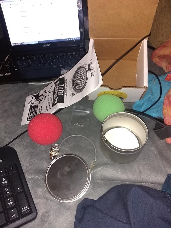 Tin Can Microphone Kit - Build your own old-time Mic! customer photo 2