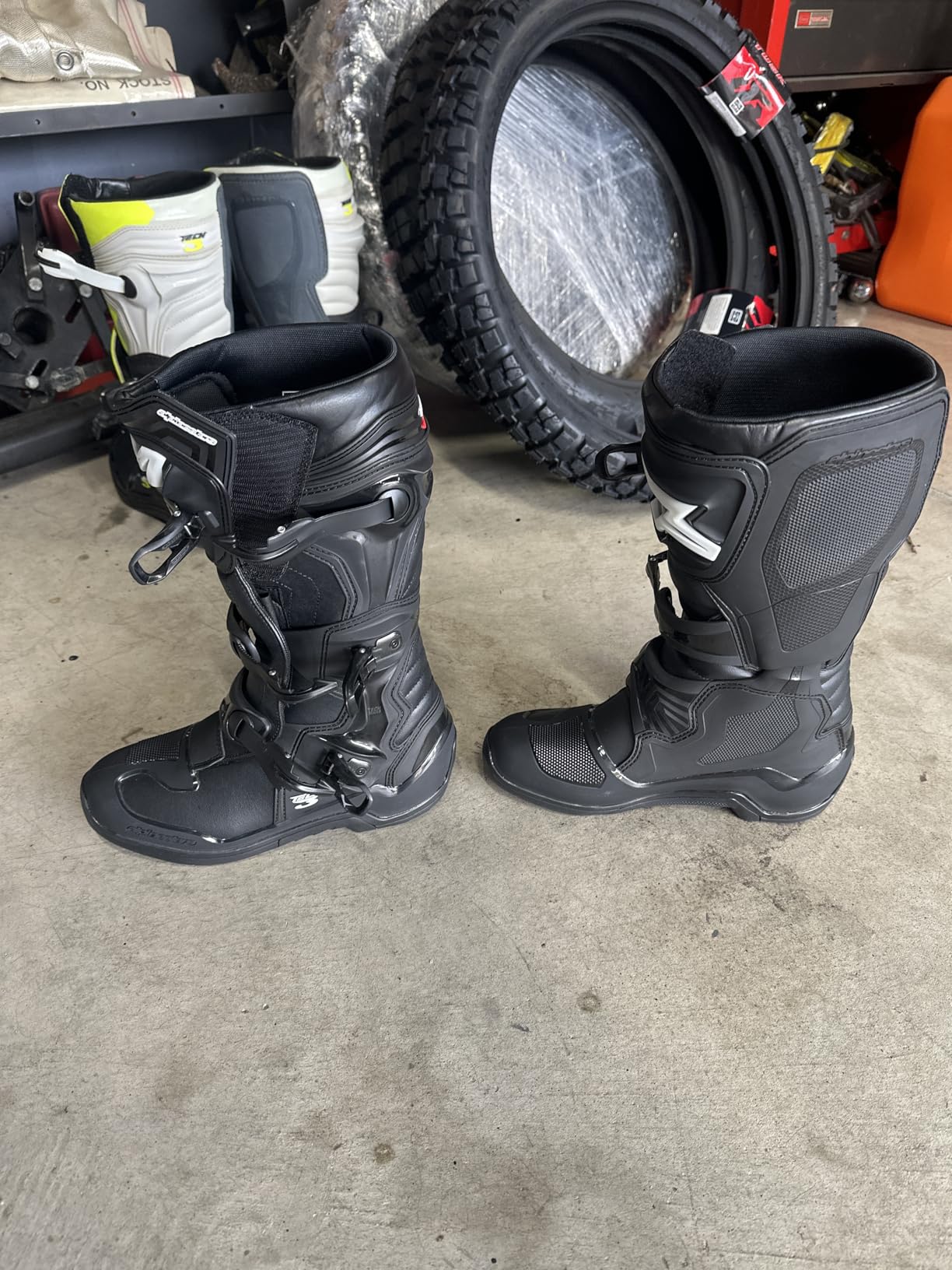 Alpinestars Tech 3 Motocross Boots, Durable & Lightweight for Off-Road Powersports, 13, Black/White customer photo 2