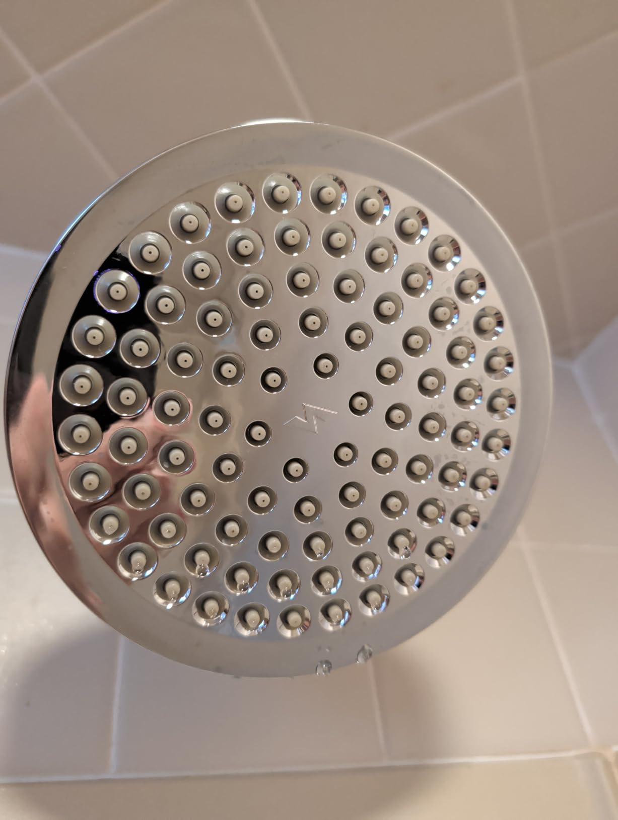 SparkPod Rain Shower Head, 6 Inch Round, Luxury Polished Chrome Finish | High Pressure Shower Heads, 90 Nozzles, Adjustable Showerhead, No Tools Needed, Universal Connection customer photo 2