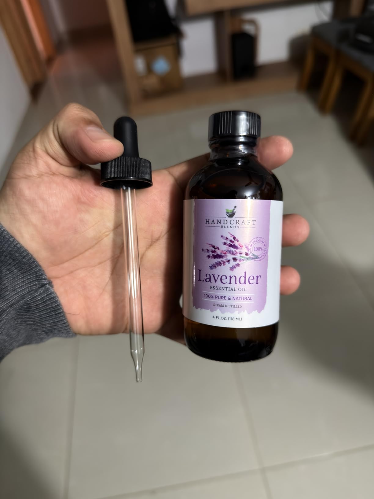Handcraft Blends Lavender Essential Oil - Huge 4 Fl Oz - Essential Oil for Diffuser and Aromatherapy, Skin, Massage, Candle and Soap Making Fragrance customer photo 1