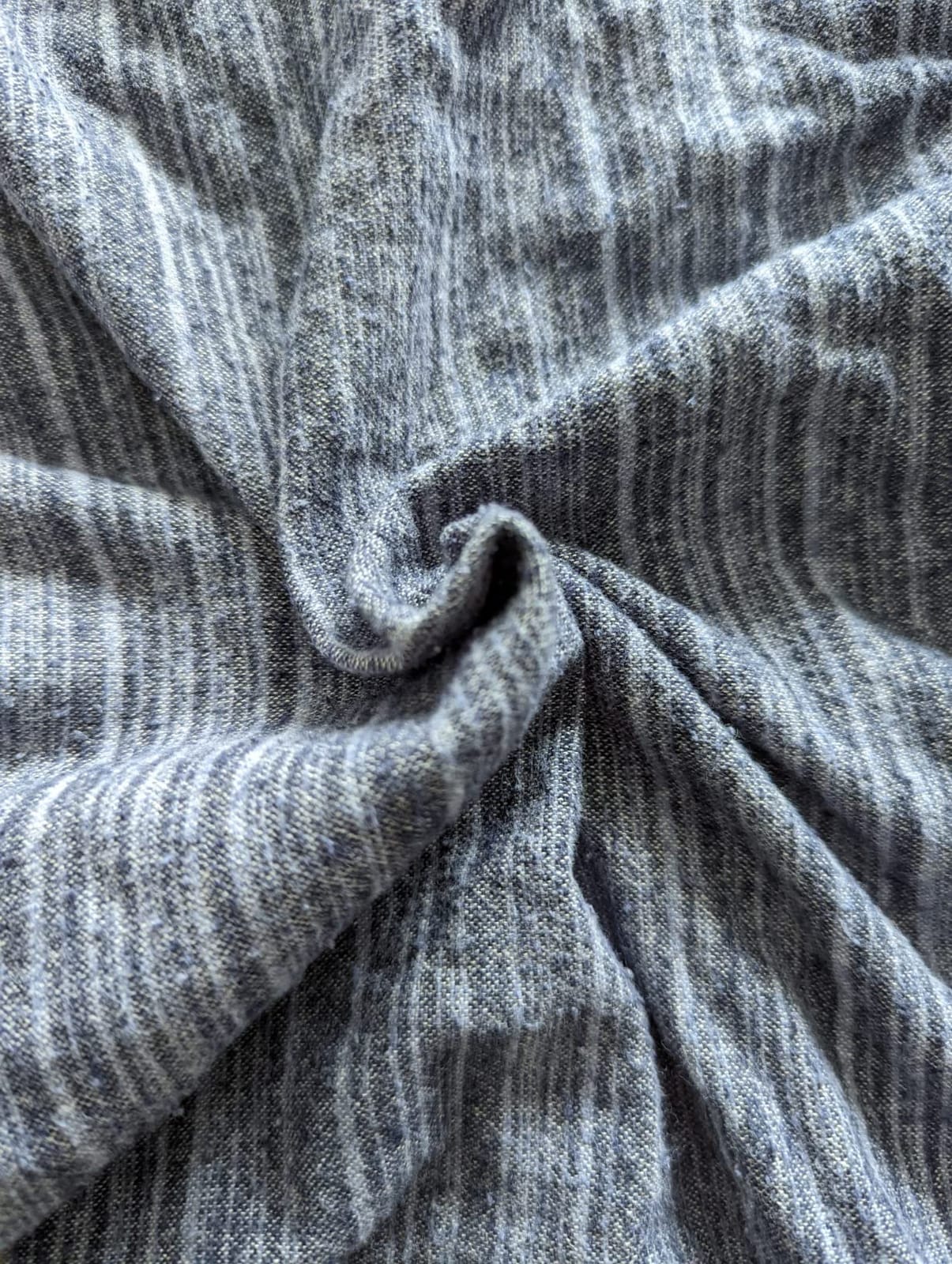 Dormisette Luxury German Flannel Sheets & Pillowcases Set, Warm Breathable Cotton Flannel Bedding with Deep Pockets, Brushed for Extra Softness, Oeko-Tex (Heather Grey Pinstripe, Queen) customer photo 2