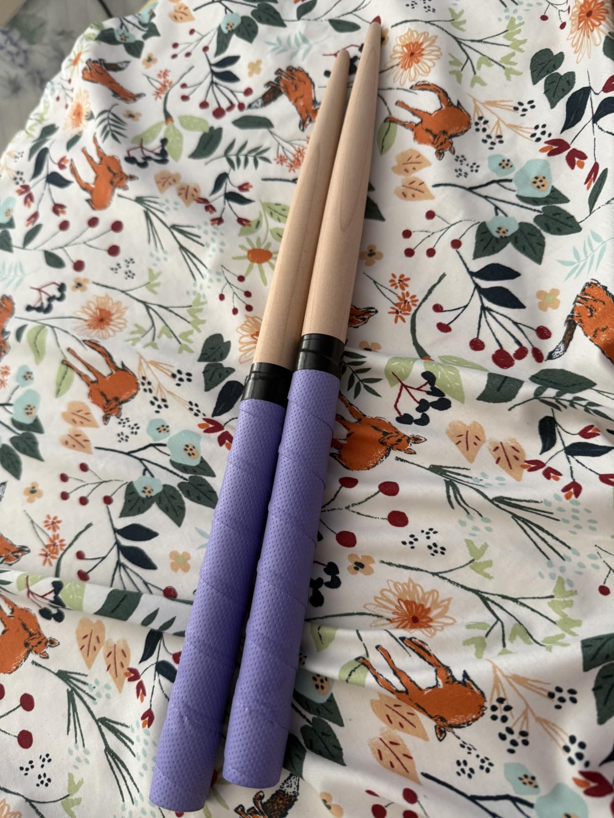 Rosenice Pair of 350 x 20MM Maibachi Taiko Drum Sticks for Japanese Drum Performance and Percussion Practice customer photo 1