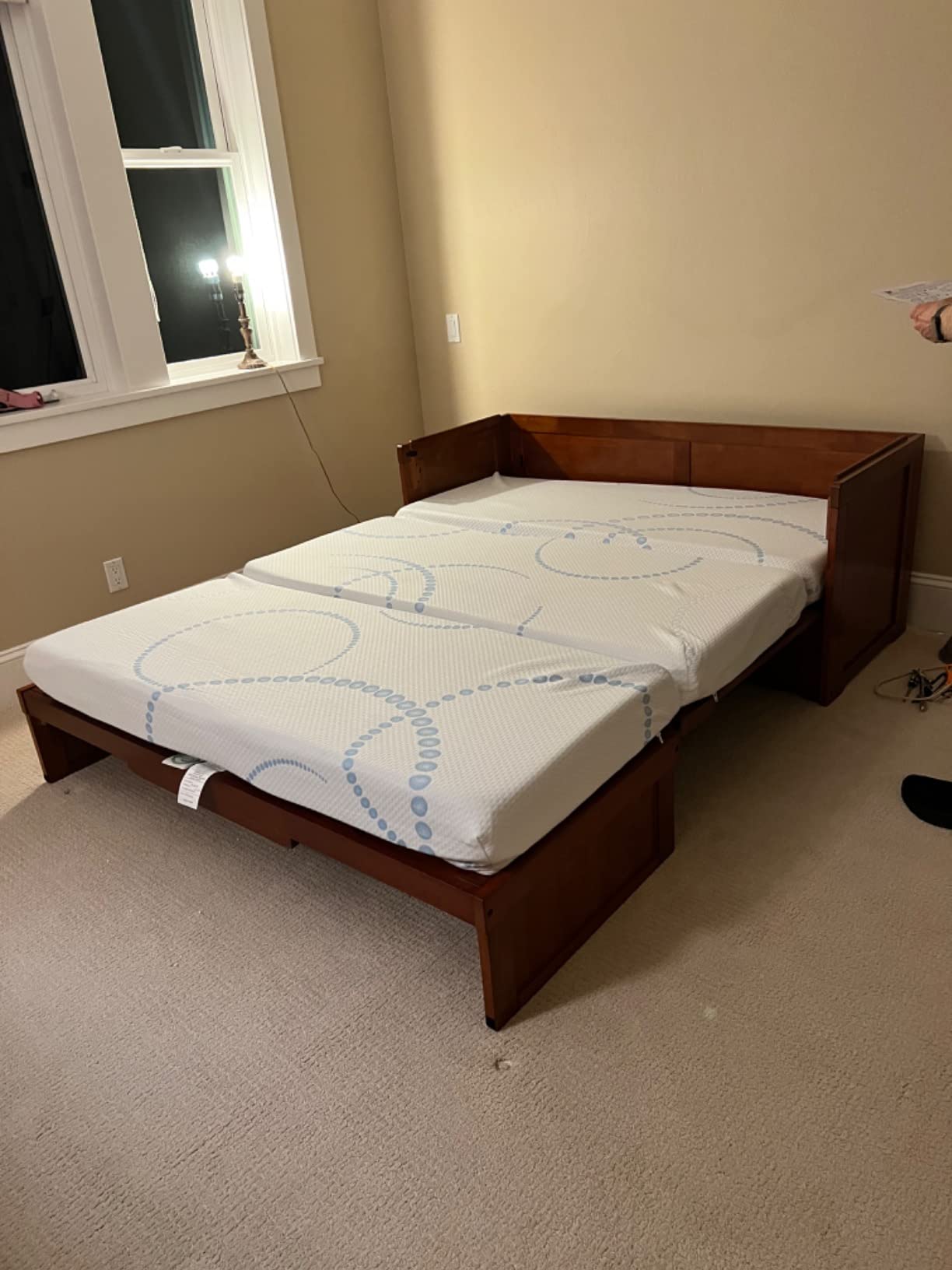 NIGHT & DAY Furniture Murphy Cube Cabinet Bed (Cherry) customer photo 1