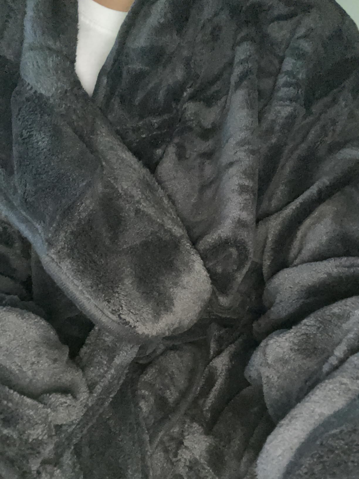 NY Threads Luxury Ultra Soft Mens Robe with Hood Plush Fleece Long Bathrobe customer photo 1