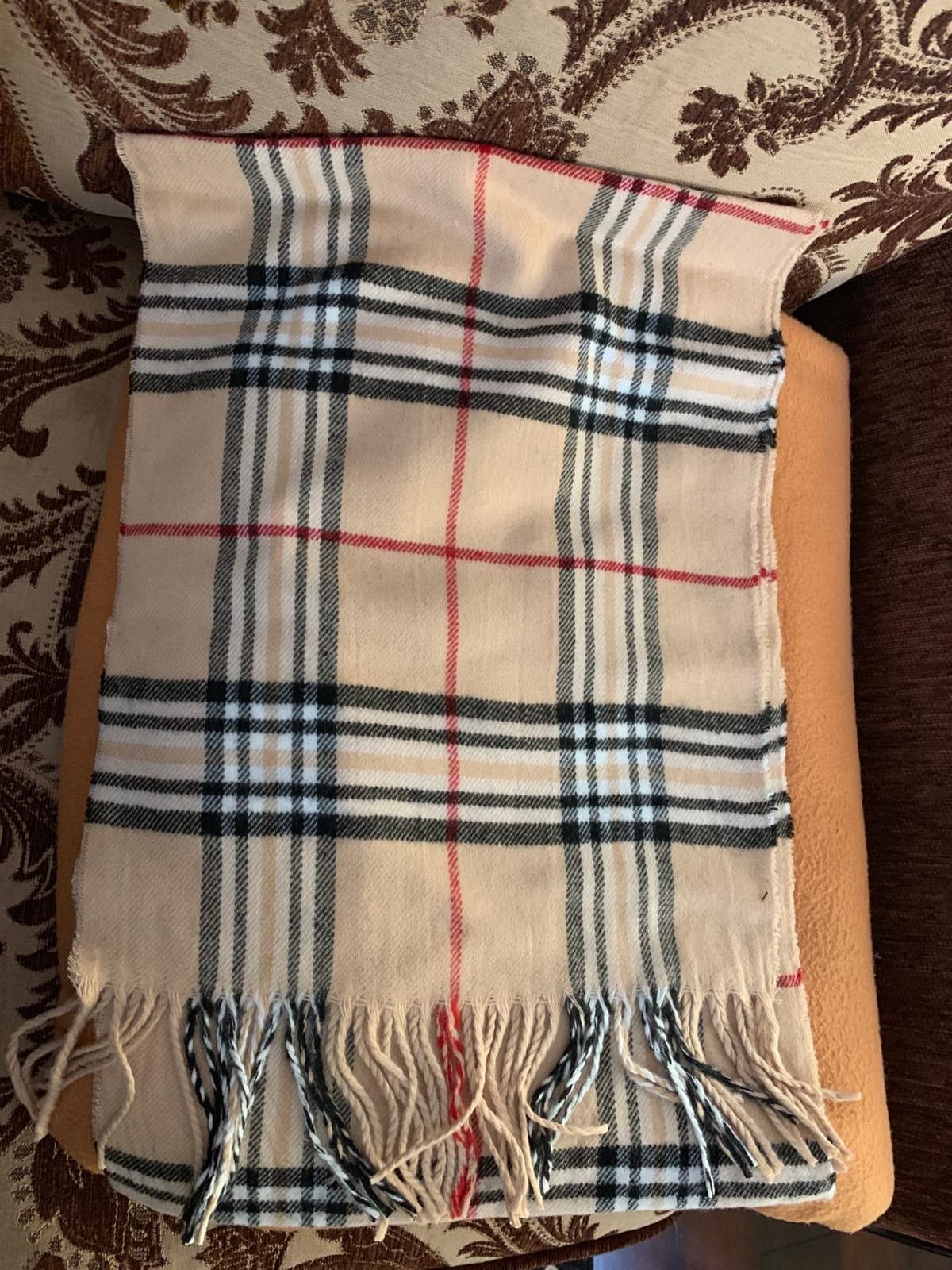 Men's Scarves Classic Winter Plaid Scarf Soft Warm Neckwear 72