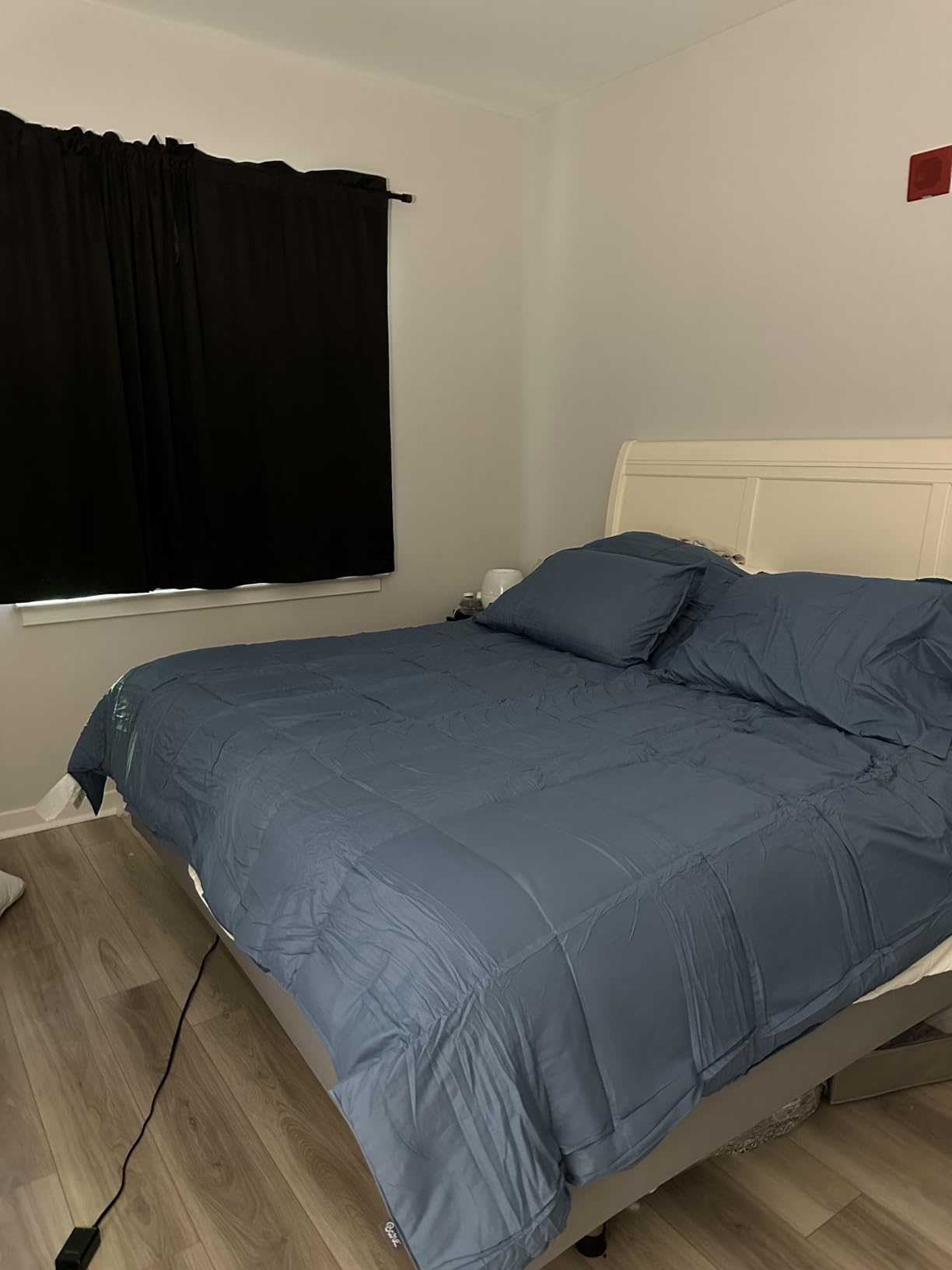 Bare Home Queen Comforter Set - 1800 Ultra Soft (Queen, Light Grey) customer photo 1