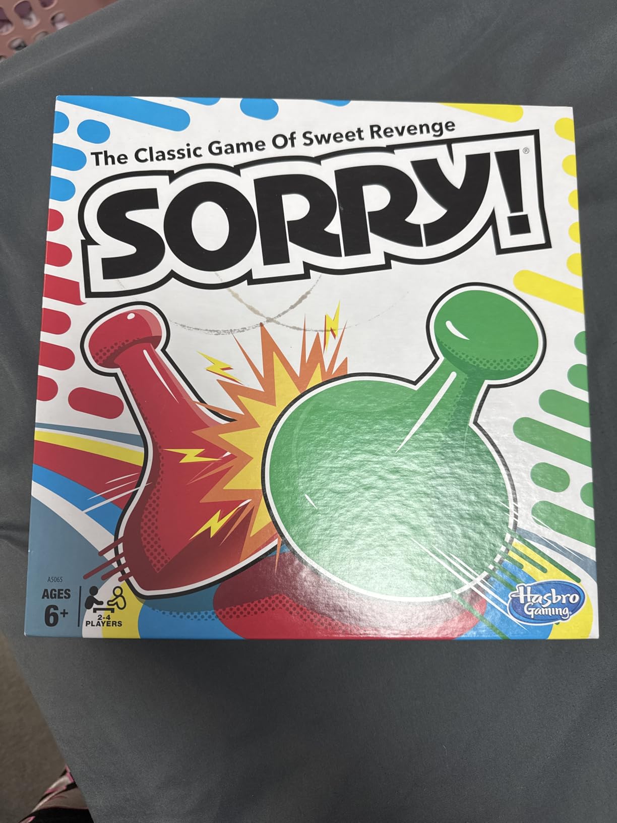 Sorry! Board Game for Kids Ages 6 and Up; Classic Hasbro Board Game; Each Player Gets 4 Pawns; Family Game customer photo 2