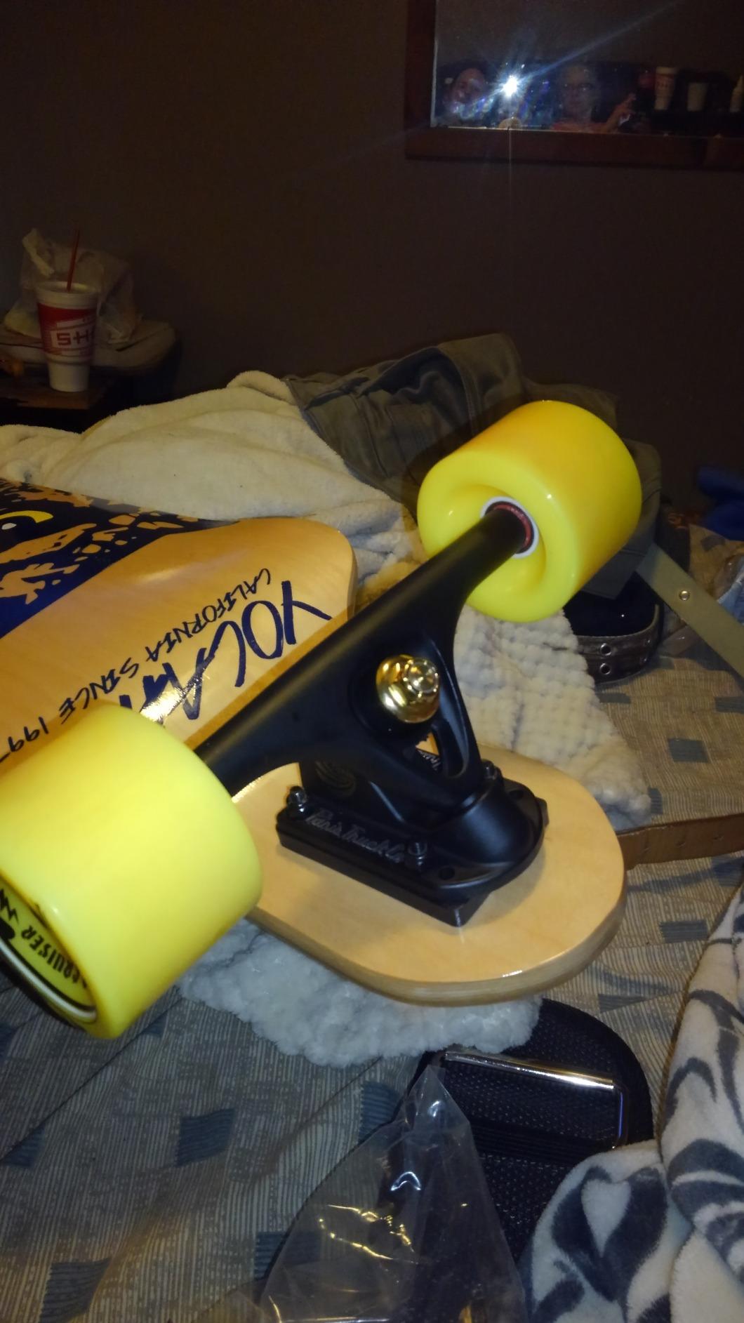 Paris V2 180mm 50 Degree Longboard Skateboard Trucks (Set of 2) customer photo 1