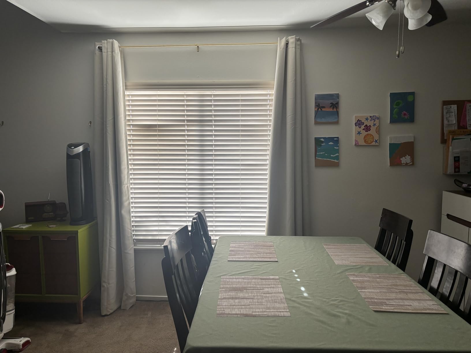 NICETOWN 100% Blackout Window Curtain Panels, Cold and Full Light Blocking Drapes with Black Liner for Nursery, 84 inches Drop Thermal Insulated Draperies (White, 2 Pieces, 52 Wide Each Panel) customer photo 2
