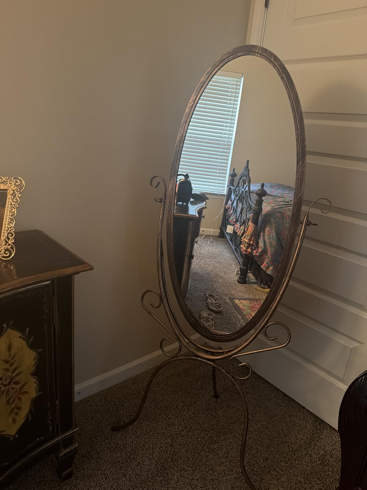 Boutique Cobblestone Cheval Floor Mirror customer photo 1