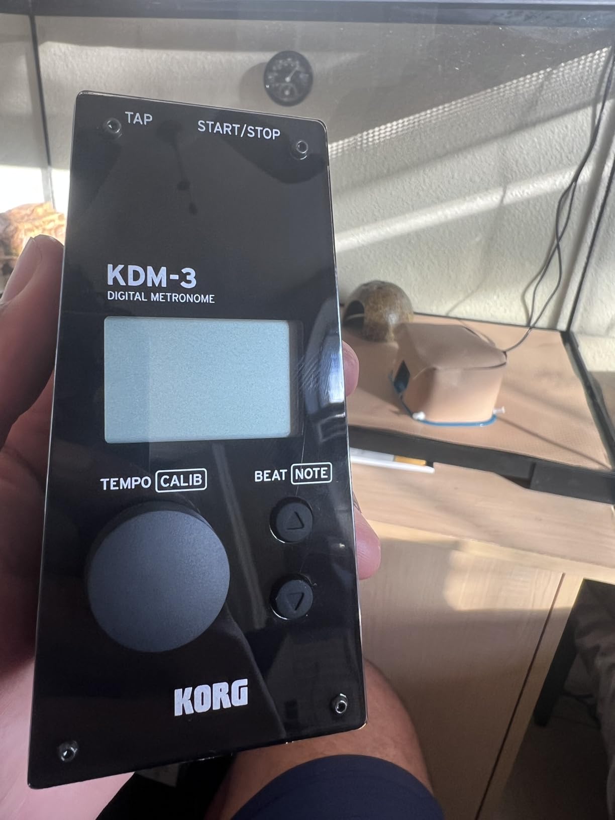 Korg KDM-3 Digital Metronome w/ Memory Backup and Auto Power-Off Function - Black customer photo 2