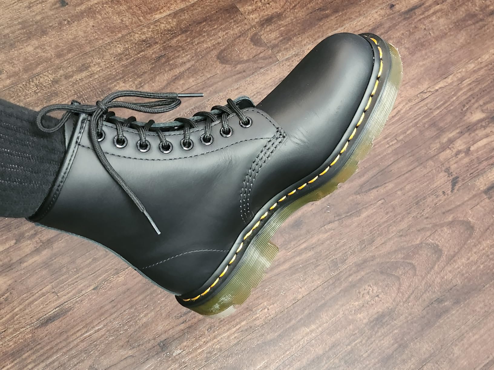 Dr. Martens 1460 Originals 8-Eye Unisex Black Combat Boot customer photo 2
