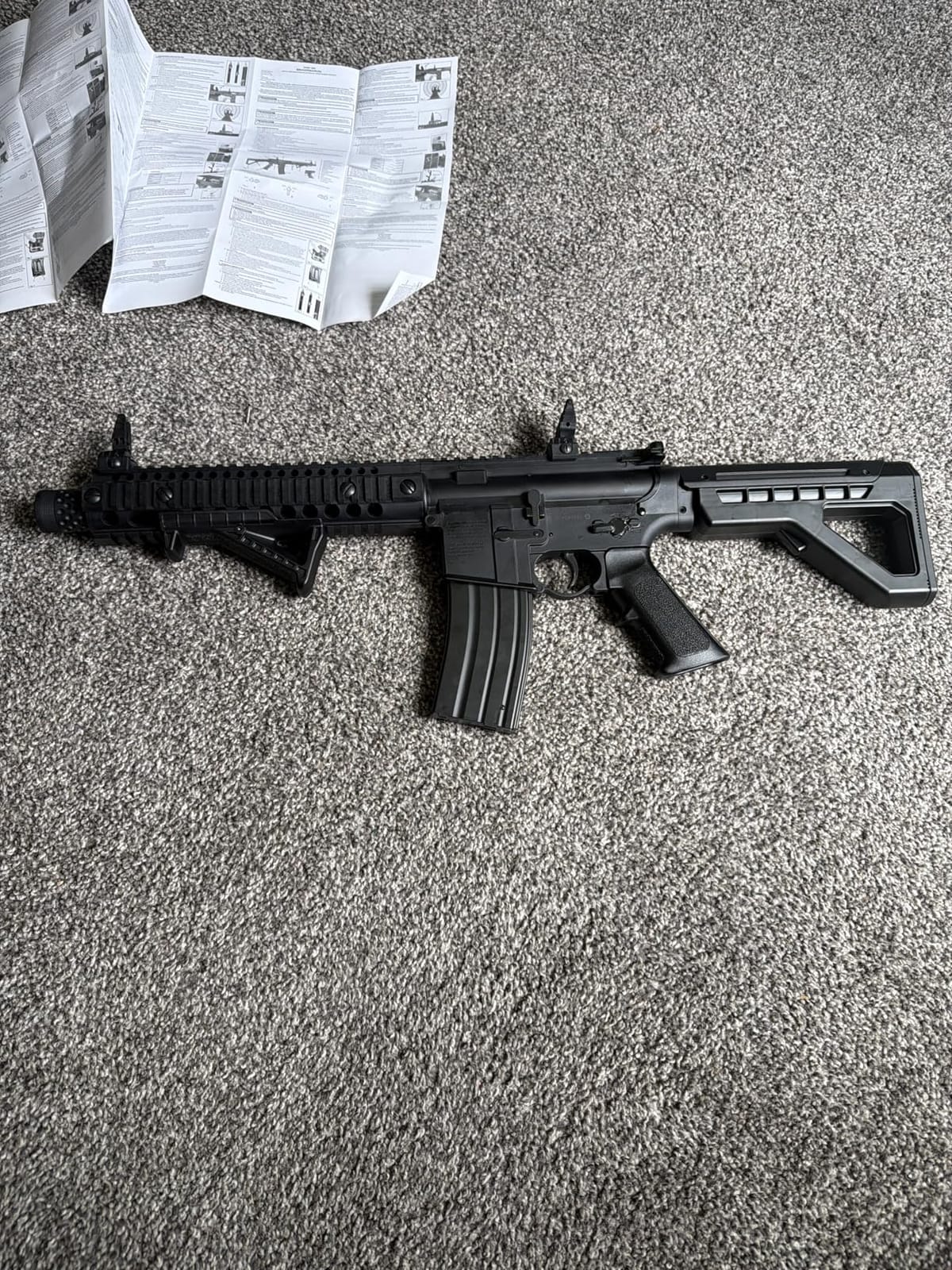 DPMS SBR CO2 BB Air Rifle - 25-Round Mag - 430 FPS - Black | Full/Semi-Auto Action - Adjustable Stock - Co2-Powered Bb Platform customer photo 1