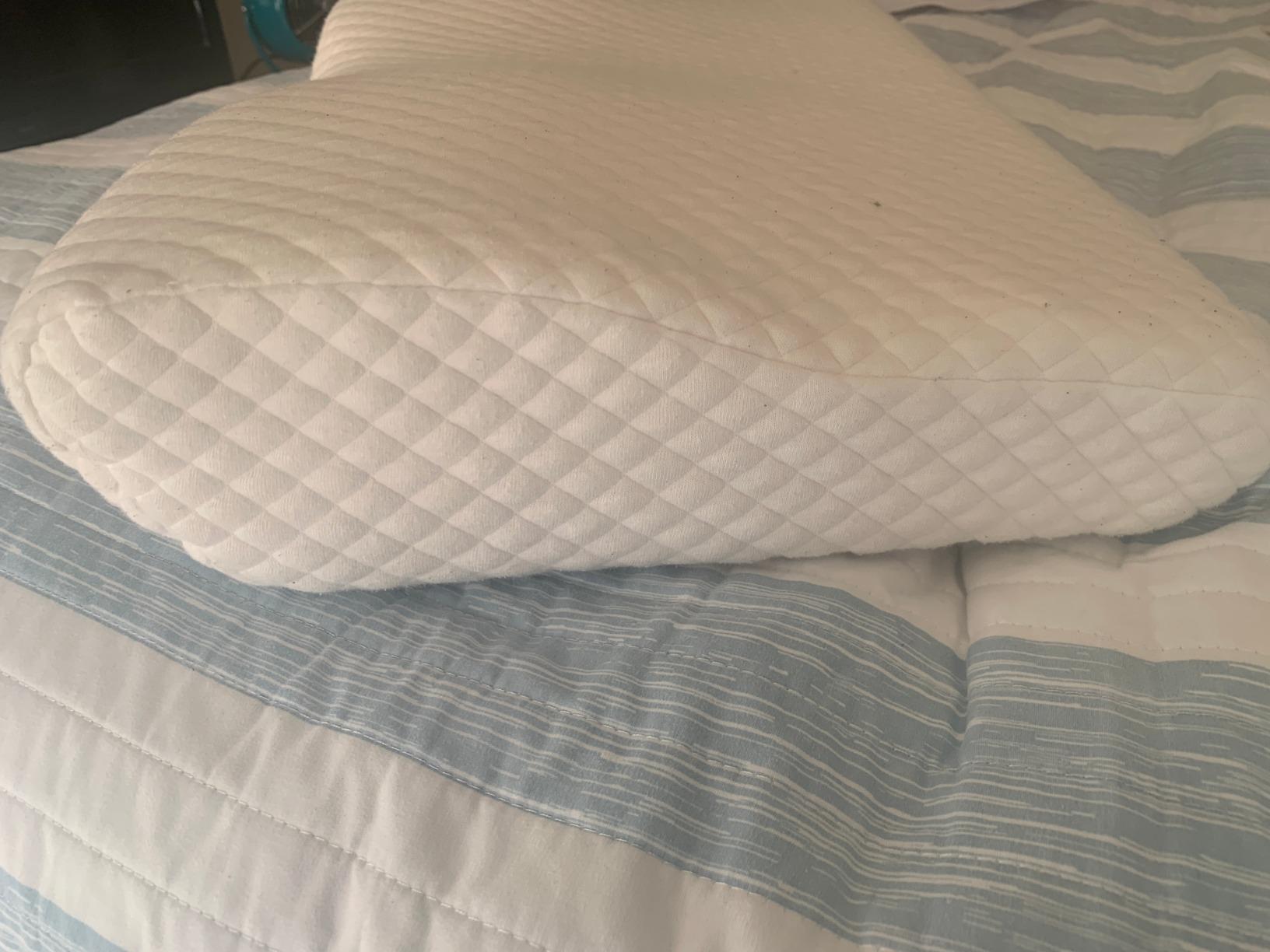 EPABO Contour Memory Foam Pillow Orthopedic Sleeping Pillows, Ergonomic Cervical Pillow for Neck Pain - for Side Sleepers, Back and Stomach Sleepers, Free Pillowcase Included (Firm & Queen) customer photo 2