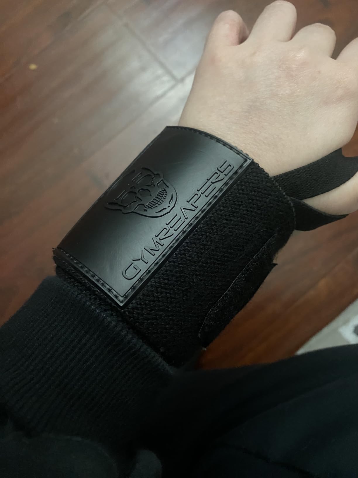 Gymreapers Weightlifting Wrist Wraps (IPF Approved) Professional Quality Wrist Support with Heavy Duty Thumb Loop - Best Wrap for Powerlifting Competition, Strength Training, Bodybuilding customer photo 1
