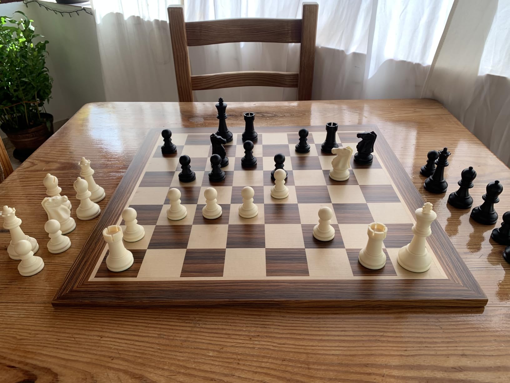 WE Games Bobby Fischer Ultimate Chess Pieces Set, Staunton Plastic Tournament Chess Set - Extra Queens, Triple Weighted customer photo 1