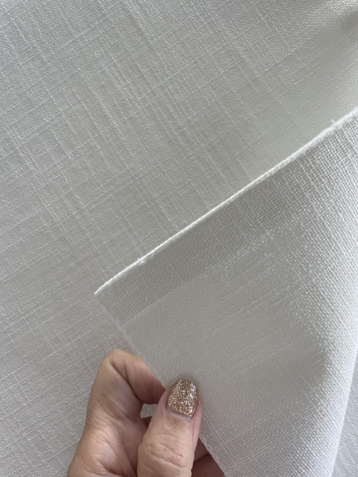 Home Brilliant Linen Placemats Set of 4 Heat Resistant Dining Table Cloth Place Mats Kitchen Table Mats Placemats Table Decor, Natural Linen customer photo 1