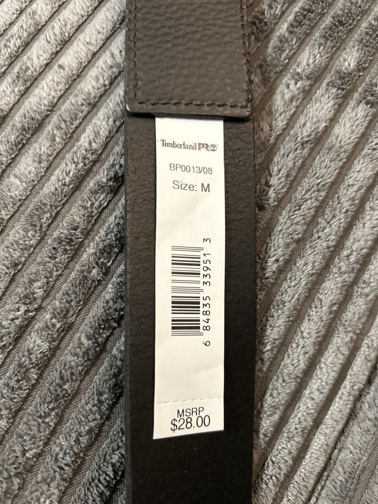 Timberland PRO 38mm Boot Leather Belt customer photo 2